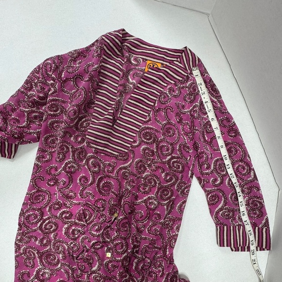 Tory Burch Silk Caftan Tunic Dress /Cover Up - Size XS / S. - Picture 3 of 16